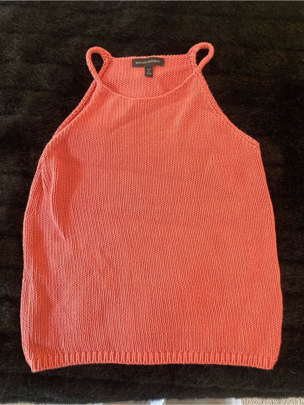 Banana Republic Coral Knit Halter Tank